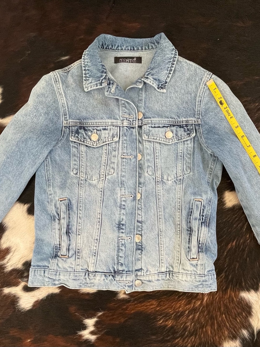 Mavi Light Wash Blue Denim Jacket